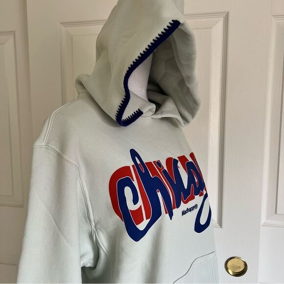 Madhappy Chicago Exclusive Unisex Cotton Fleece Hoodie in Murmur Large NEW - Picture 4 of 8